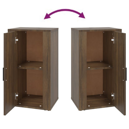 vidaXL Commode Effet Chêne Marron 40x33x70 cm Bois d'ingénierie