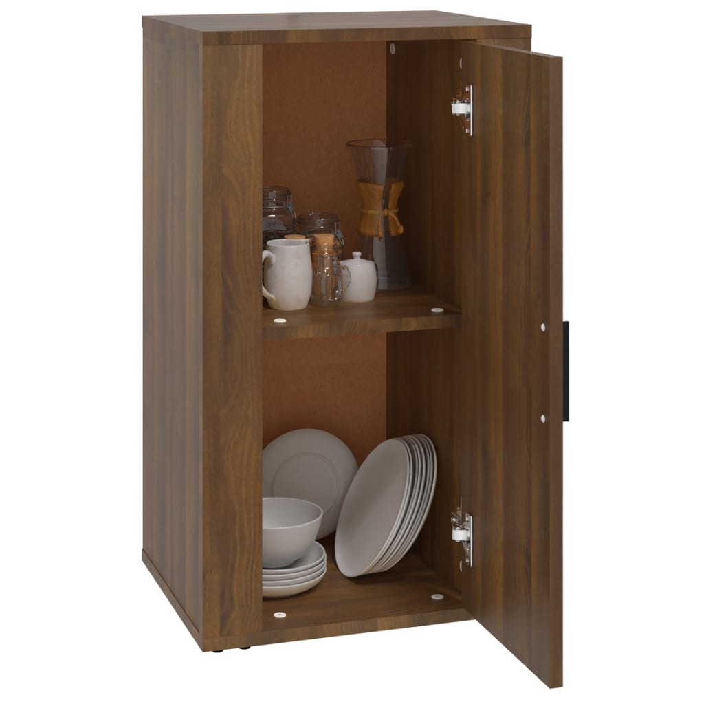 vidaXL Commode Effet Chêne Marron 40x33x70 cm Bois d'ingénierie