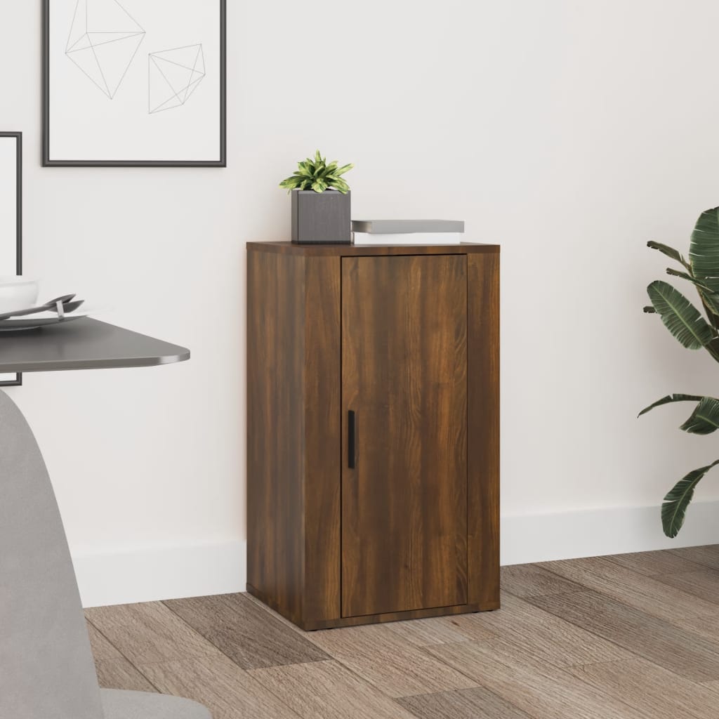 vidaXL Commode Effet Chêne Marron 40x33x70 cm Bois d'ingénierie