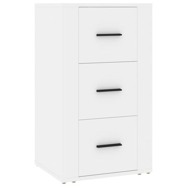 vidaXL Buffet blanc 40x33x70 cm en bois d'ingénierie