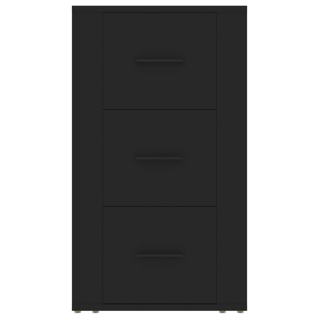 vidaXL Sideboard Schwarz 40x33x70 cm Holzwerkstoff