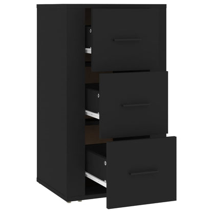 vidaXL Sideboard Schwarz 40x33x70 cm Holzwerkstoff