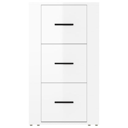 vidaXL Sideboard Hochglanz-Weiß 40x33x70 cm Holzwerkstoff