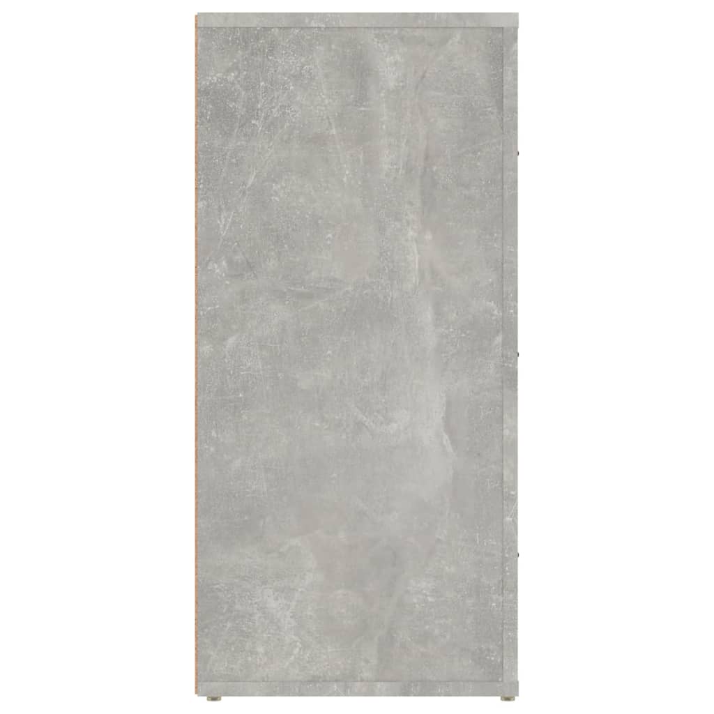 vidaXL Commode de salon gris béton 40x33x70 cm en bois d'ingénierie