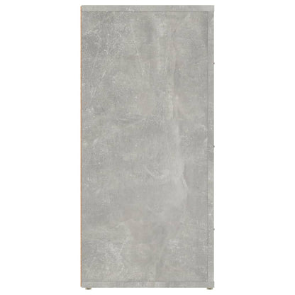 vidaXL Commode de salon gris béton 40x33x70 cm en bois d'ingénierie