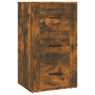vidaXL Buffet chêne fumé 40x33x70 cm bois d'ingénierie