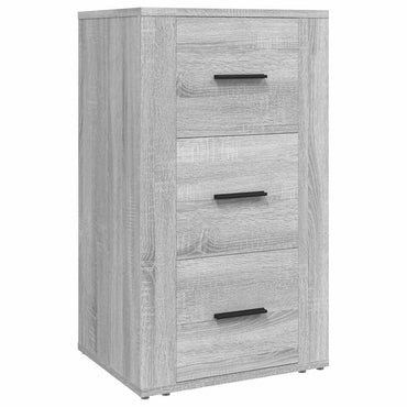 vidaXL Commode grise Sonoma 40x33x70 cm, bois d'ingénierie
