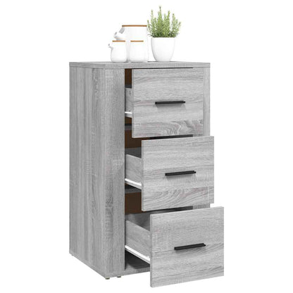vidaXL Commode grise Sonoma 40x33x70 cm, bois d'ingénierie