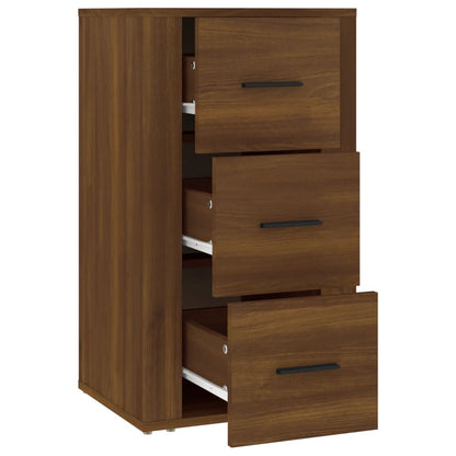 vidaXL Commode Effet Chêne Marron 40x33x70 cm Bois d'ingénierie