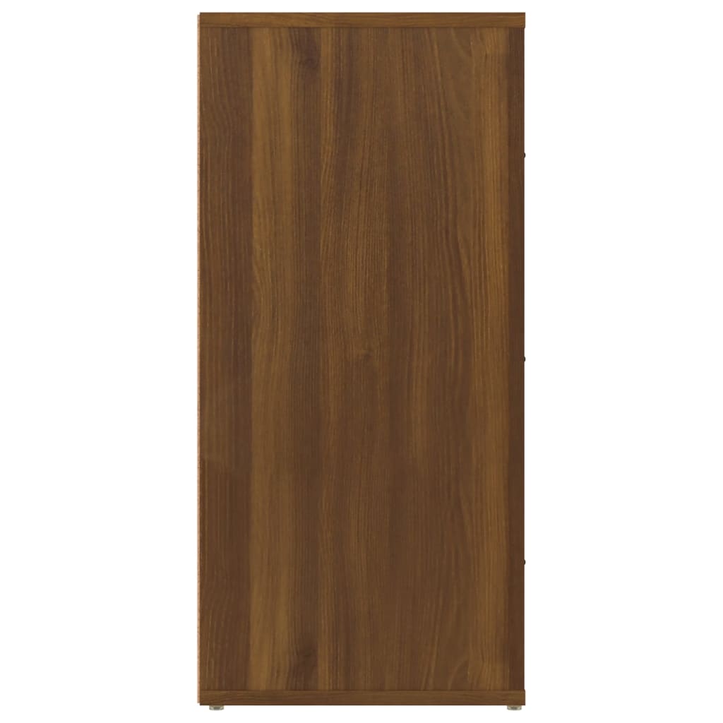 vidaXL Commode Effet Chêne Marron 40x33x70 cm Bois d'ingénierie