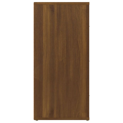 vidaXL Commode Effet Chêne Marron 40x33x70 cm Bois d'ingénierie