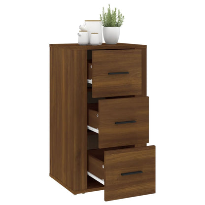 vidaXL Commode Effet Chêne Marron 40x33x70 cm Bois d'ingénierie