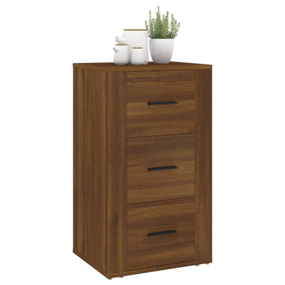 vidaXL Commode Effet Chêne Marron 40x33x70 cm Bois d'ingénierie