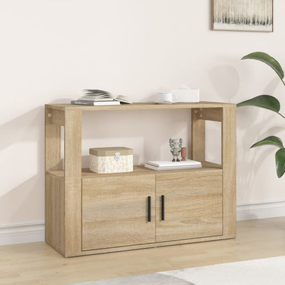 vidaXL Buffet chêne Sonoma 80x30x60 cm bois d'ingénierie