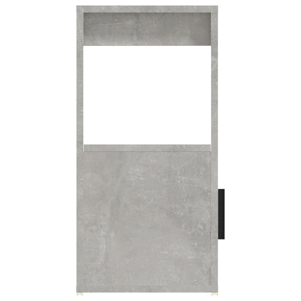 vidaXL Buffet gris béton 80x30x60 cm Bois d'ingénierie