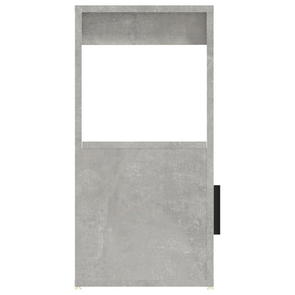 vidaXL Buffet gris béton 80x30x60 cm Bois d'ingénierie