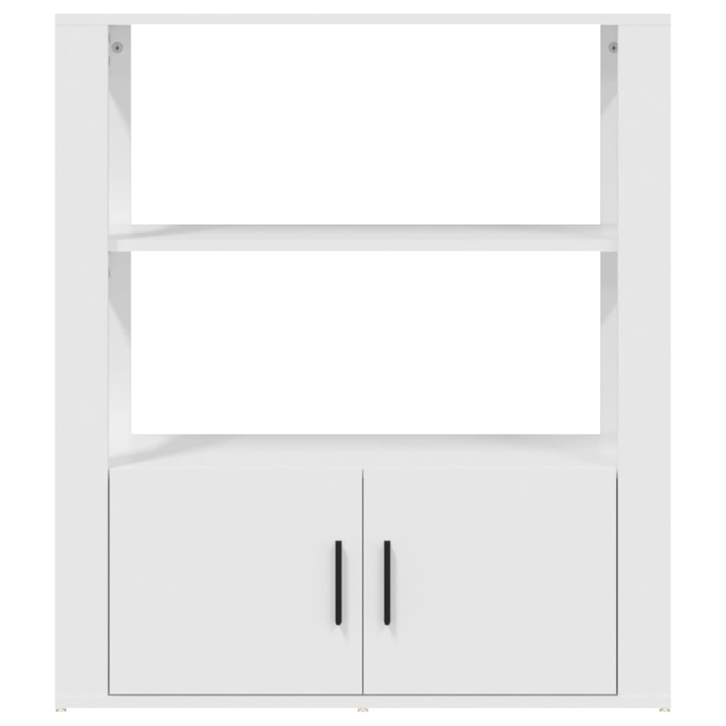 vidaXL Buffet blanc 80x30x90 cm Bois d'ingénierie
