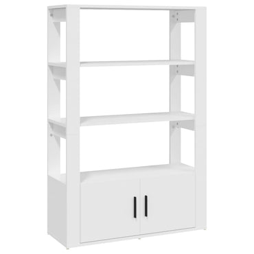 vidaXL Buffet blanc 80x30x119,5 cm Bois d'ingénierie