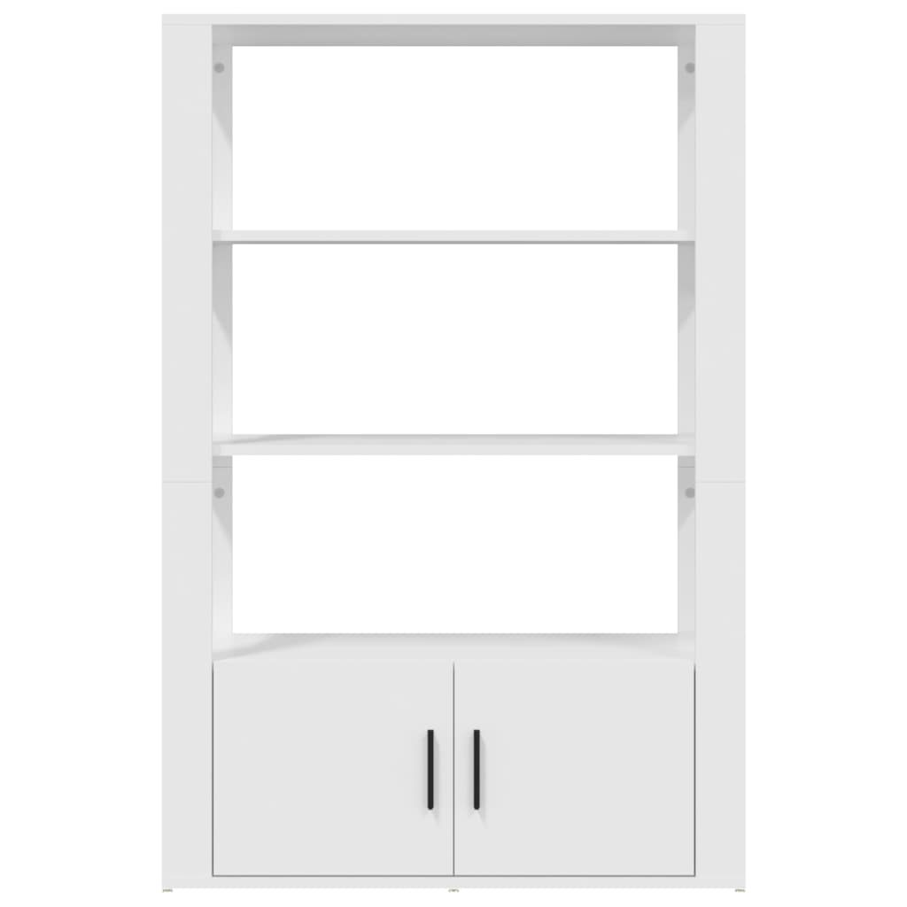 Sideboard Weiß 80x30x119,5 cm Holzwerkstoff