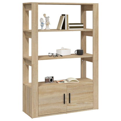 vidaXL Commode Chêne Sonoma 80x30x119,5 cm Bois d'ingénierie