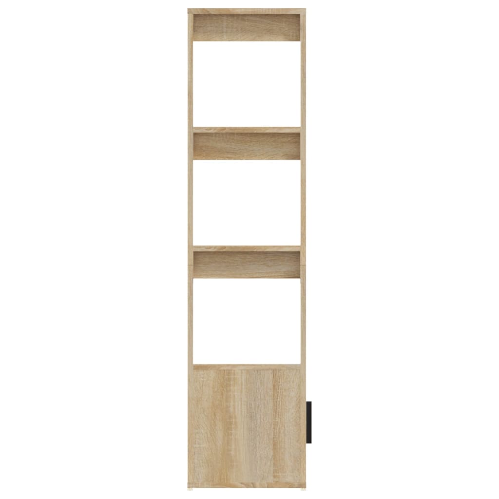 vidaXL Commode Chêne Sonoma 80x30x119,5 cm Bois d'ingénierie