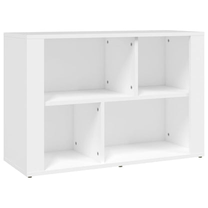 vidaXL Commode blanche 80x30x54 cm en bois d'ingénierie