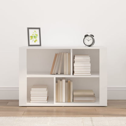vidaXL Commode blanche 80x30x54 cm en bois d'ingénierie
