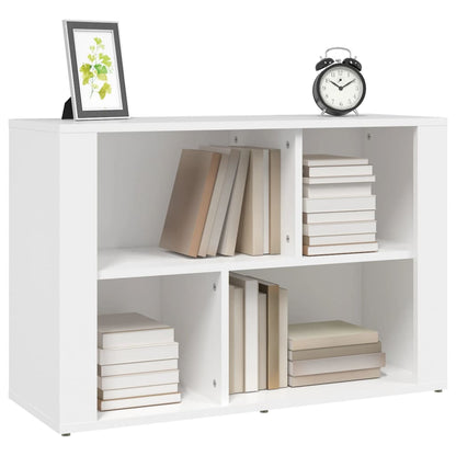 vidaXL Commode blanche 80x30x54 cm en bois d'ingénierie