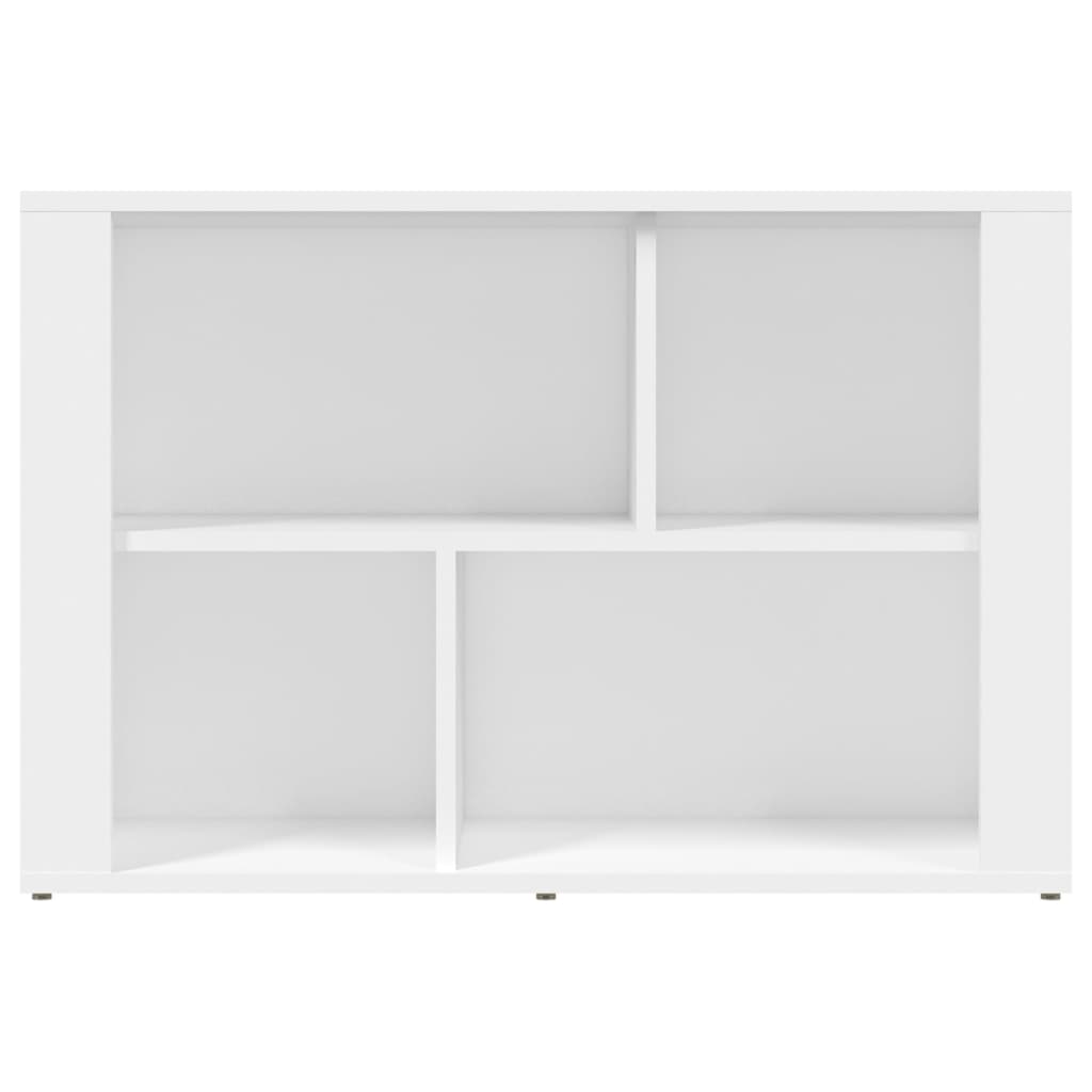vidaXL Commode blanche 80x30x54 cm en bois d'ingénierie