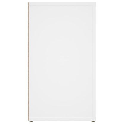 vidaXL Commode blanche 80x30x54 cm en bois d'ingénierie