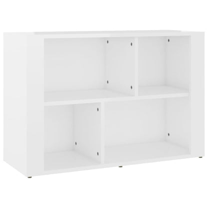 vidaXL Bahut blanc brillant 80x30x54 cm Bois d'ingénierie