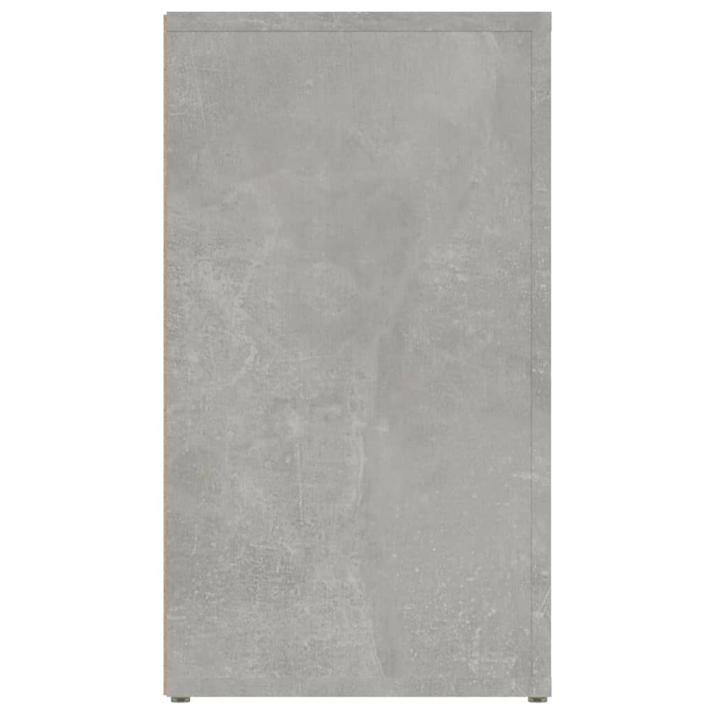 vidaXL Buffet Gris béton 80x30x54 cm Bois d'ingénierie