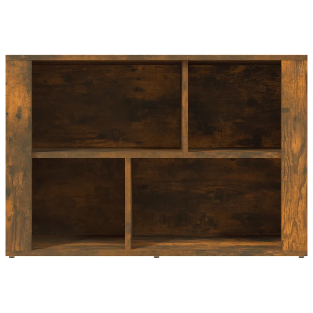 vidaXL Buffet chêne fumé 80x30x54 cm bois d'ingénierie