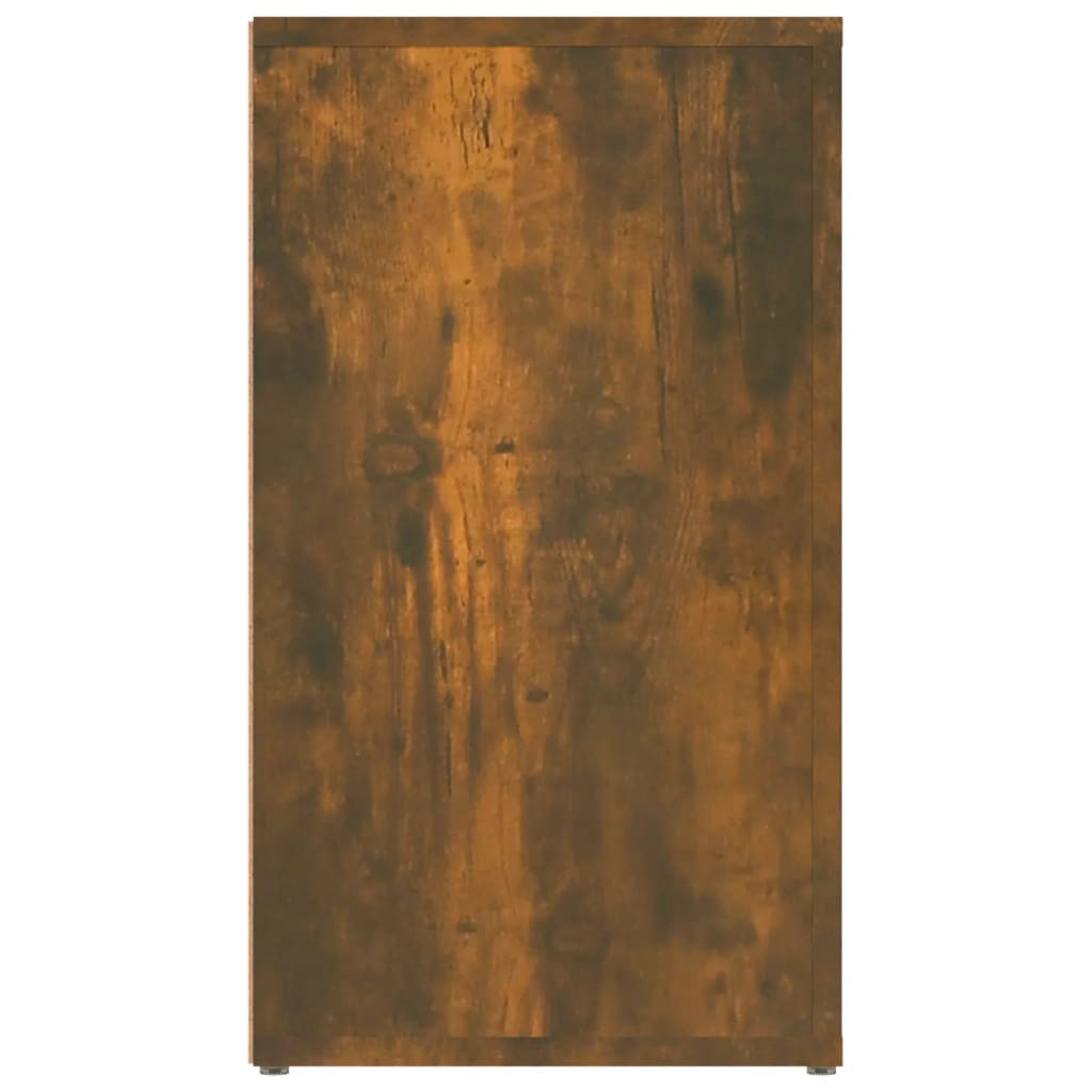 vidaXL Buffet chêne fumé 80x30x54 cm bois d'ingénierie