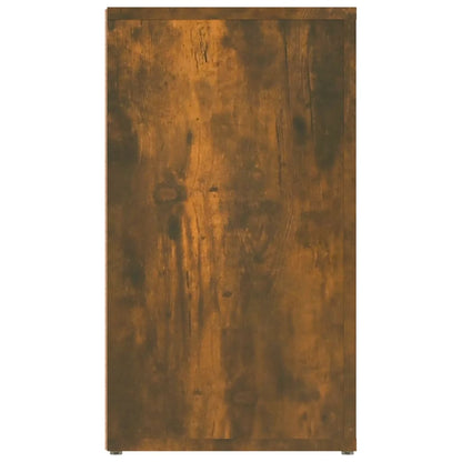 vidaXL Buffet chêne fumé 80x30x54 cm bois d'ingénierie