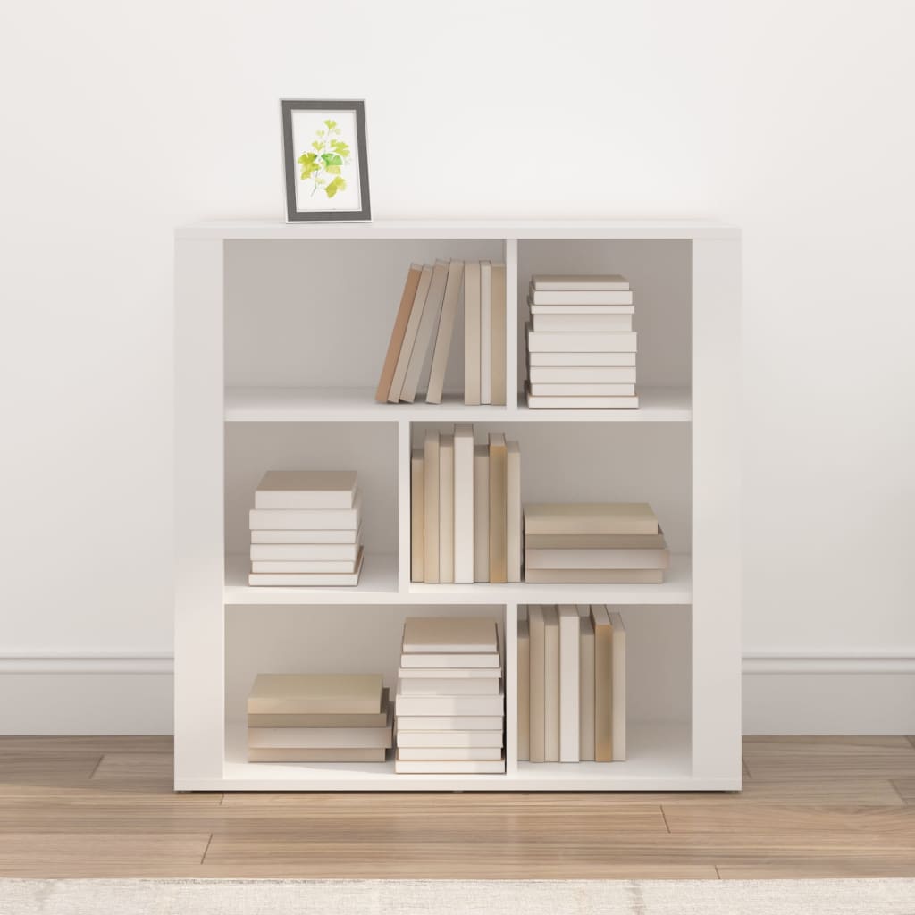 vidaXL Buffet blanc 80x30x80 cm Bois d'ingénierie