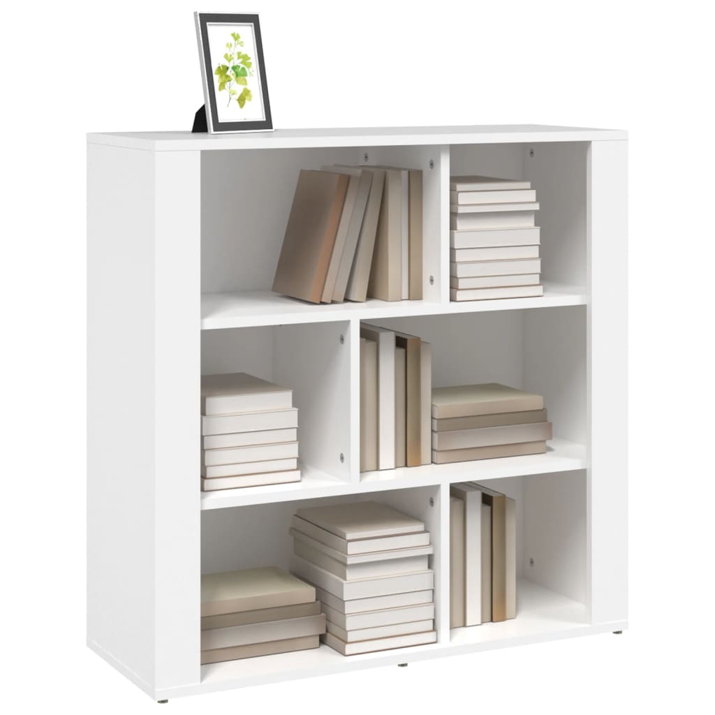 vidaXL Buffet blanc 80x30x80 cm Bois d'ingénierie