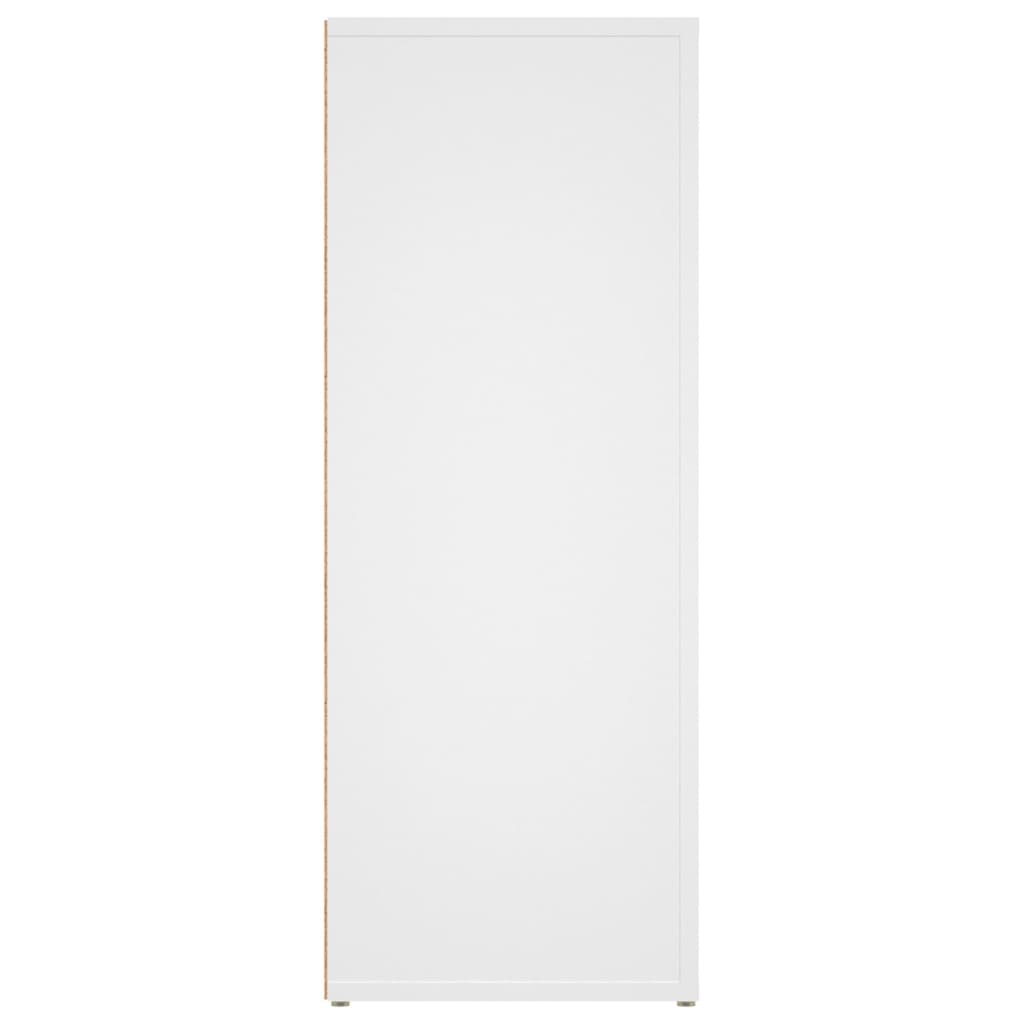 vidaXL Buffet blanc 80x30x80 cm Bois d'ingénierie