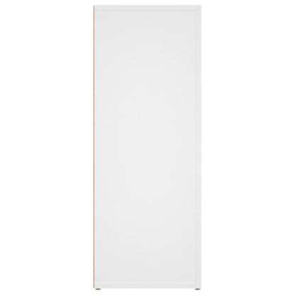 vidaXL Buffet blanc 80x30x80 cm Bois d'ingénierie
