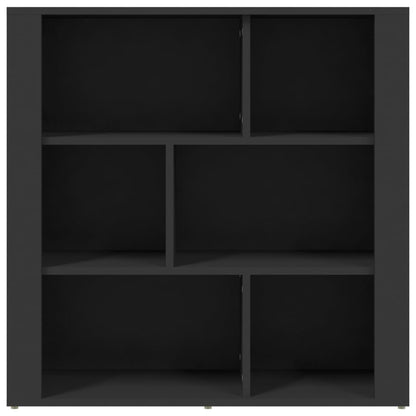 vidaXL Buffet noir 80x30x80 cm Bois d'ingénierie
