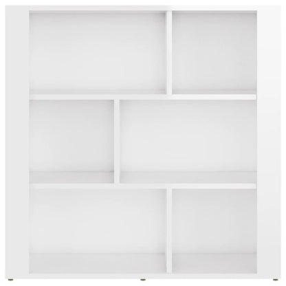 vidaXL Buffet haut brillant blanc 80x30x80 cm Bois d'ingénierie