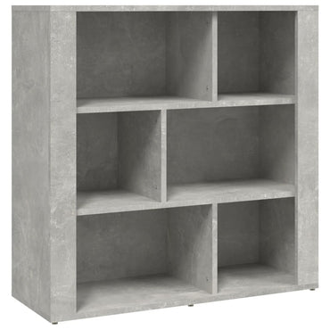 vidaXL Buffet bas en bois d'ingénierie gris béton 80x30x80 cm