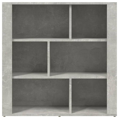 vidaXL Buffet bas en bois d'ingénierie gris béton 80x30x80 cm