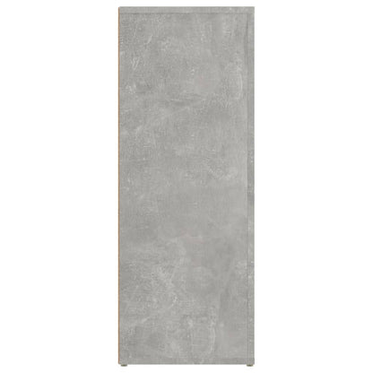vidaXL Buffet bas en bois d'ingénierie gris béton 80x30x80 cm