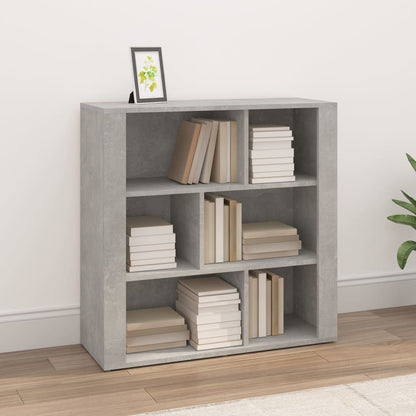vidaXL Buffet bas en bois d'ingénierie gris béton 80x30x80 cm