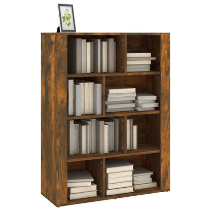 vidaXL Buffet en chêne fumé 80x30x106 cm Bois d'ingénierie