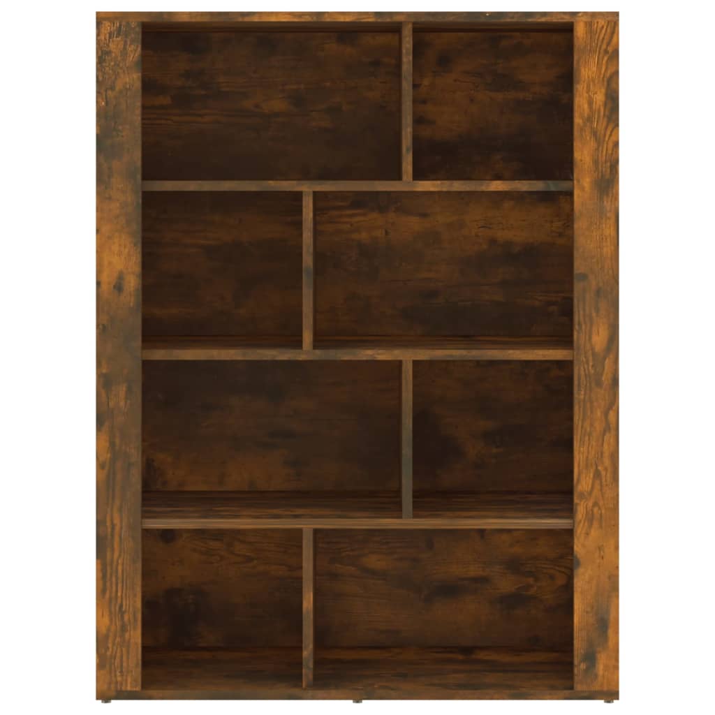 vidaXL Buffet en chêne fumé 80x30x106 cm Bois d'ingénierie