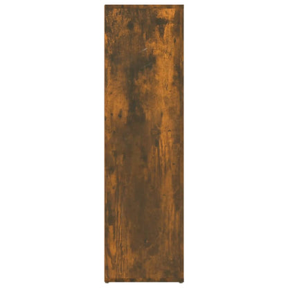 vidaXL Buffet en chêne fumé 80x30x106 cm Bois d'ingénierie