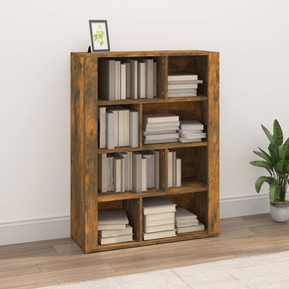 vidaXL Buffet en chêne fumé 80x30x106 cm Bois d'ingénierie