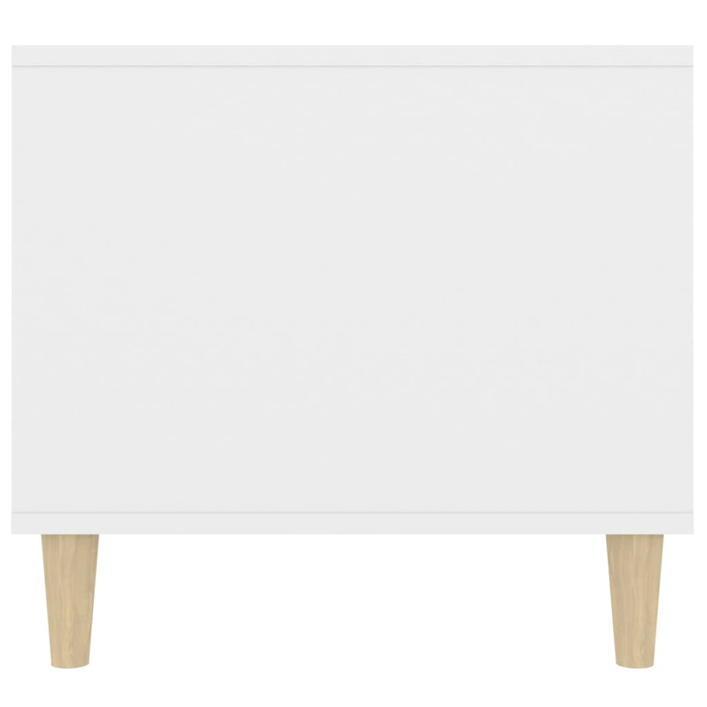 vidaXL Couchtisch Weiß 90x49x45 cm Holzwerkstoff